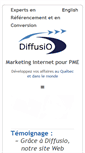 Mobile Screenshot of diffusio.ca